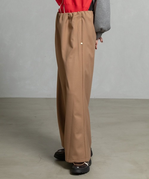 MARECHAL TERRE（マルシャルテル）の「ウォームセミワイドパンツ（その他パンツ・レディース・チャコールグレー/ブラック/ブラウン/ワインレッド/キャメル・SMALL/MEDIUM/LARGE）」の10枚目の写真