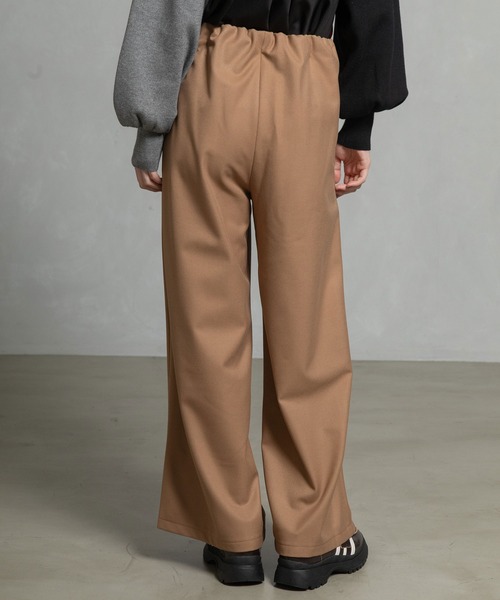 MARECHAL TERRE（マルシャルテル）の「ウォームセミワイドパンツ（その他パンツ・レディース・チャコールグレー/ブラック/ブラウン/ワインレッド/キャメル・SMALL/MEDIUM/LARGE）」の11枚目の写真
