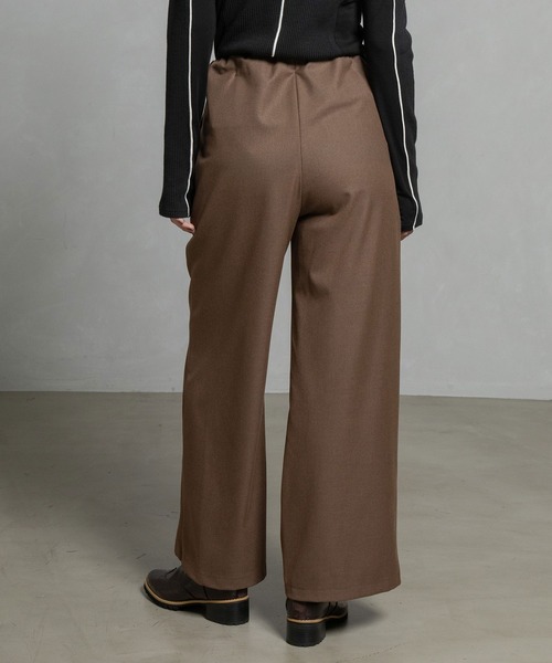 MARECHAL TERRE（マルシャルテル）の「ウォームセミワイドパンツ（その他パンツ・レディース・チャコールグレー/ブラック/ブラウン/ワインレッド/キャメル・SMALL/MEDIUM/LARGE）」の16枚目の写真
