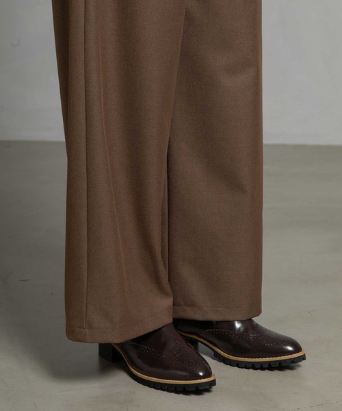 MARECHAL TERRE（マルシャルテル）の「ウォームセミワイドパンツ（その他パンツ・レディース・チャコールグレー/ブラック/ブラウン/ワインレッド/キャメル・SMALL/MEDIUM/LARGE）」の22枚目の写真