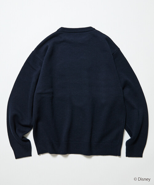 FREAK'S STORE（フリークスストア）の「限定展開 【Disney / ディズニー / ミッキーマウス】リラックスフィット ジャガード クルーネック ニット / MICKY FACE（ニット/セーター・メンズ・グレー/レッド/ネイビー/ブラック・SMALL/MEDIUM/LARGE）」の11枚目の写真