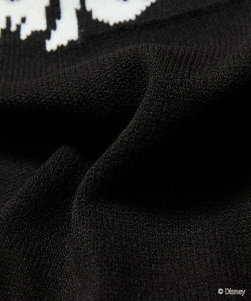 FREAK'S STORE（フリークスストア）の「限定展開 【Disney / ディズニー / ミッキーマウス】リラックスフィット ジャガード クルーネック ニット / MICKY FACE（ニット/セーター・メンズ・グレー/レッド/ネイビー/ブラック・SMALL/MEDIUM/LARGE）」の15枚目の写真