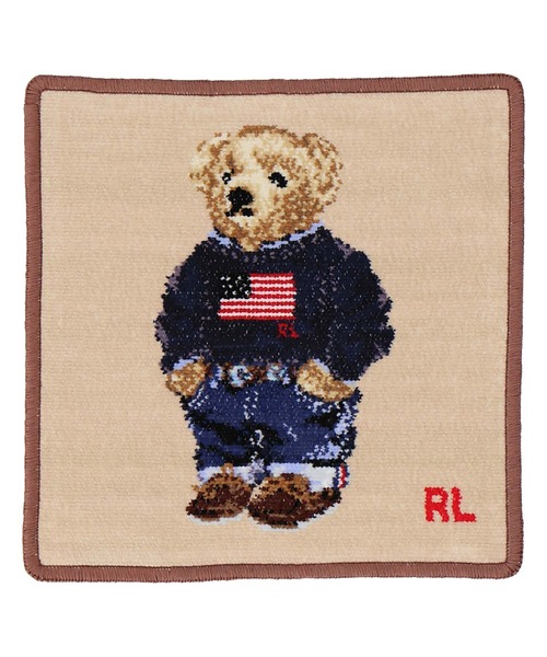 POLO RALPH LAUREN（ポロ ラルフ ローレン）の「シェニール織ハンカチ（ハンカチ/ハンドタオル・レディース・アイボリー/レッド/ピンク/ネイビー/イエロー/ベージュ・FREE）」の2枚目の写真