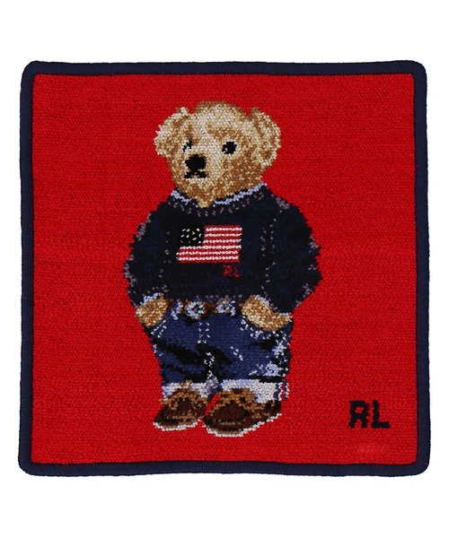 POLO RALPH LAUREN（ポロ ラルフ ローレン）の「シェニール織ハンカチ（ハンカチ/ハンドタオル・レディース・アイボリー/レッド/ピンク/ネイビー/イエロー/ベージュ・FREE）」の6枚目の写真