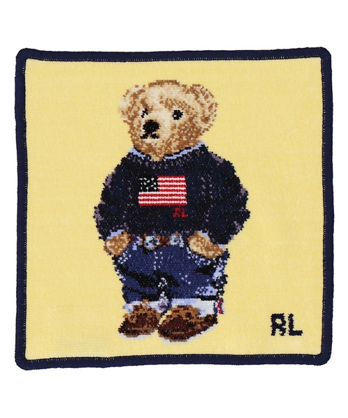 POLO RALPH LAUREN（ポロ ラルフ ローレン）の「シェニール織ハンカチ（ハンカチ/ハンドタオル・レディース・アイボリー/レッド/ピンク/ネイビー/イエロー/ベージュ・FREE）」の4枚目の写真