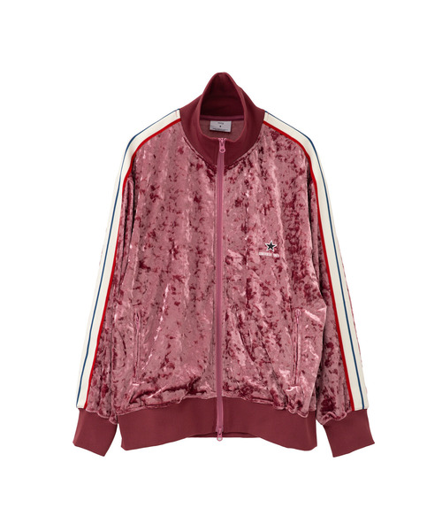 CONVERSE TOKYO(コンバーストウキョウ)の「SIDE LINE CRASHED VELOR TRACK JACKET(ジャージ・レディース・ピンク/グレー/ブルー/ブラック・SMALL/MEDIUM)」の18枚目の写真