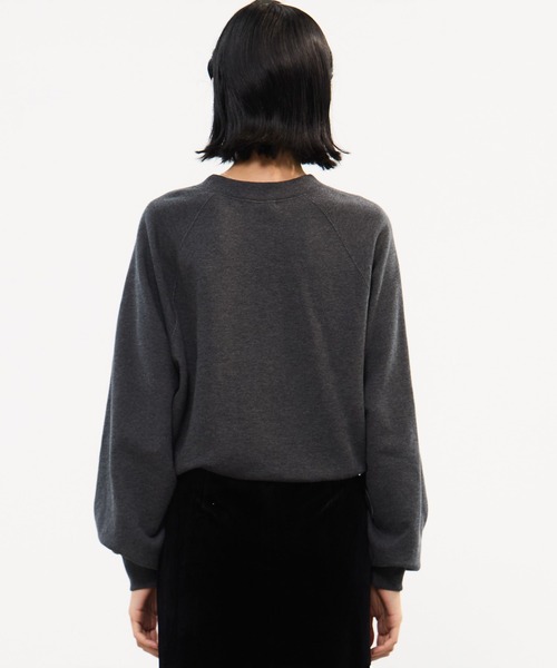 STUDIOUS（ステュディオス）の「【STUDIOUS/ステュディオス】DRAWSTRING GATHER SLEEVE SWEAT SHIRT/ドローストリングギャザースリーブスウェットシャツ（スウェット・レディース・ダークブラウン/ダークグレー・FREE）」の11枚目の写真