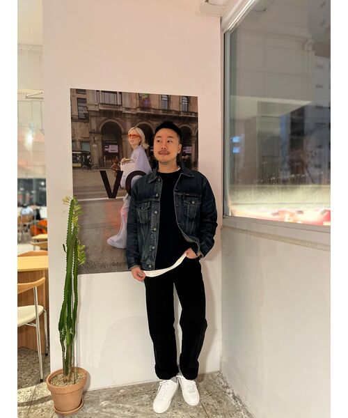 MUSINSA STANDARD（ムシンサスタンダード）の「ストレートデニムパンツ[ウォッシュドブラック]（デニムパンツ・メンズ・その他・31/33/26/27/28/29/38/42/36/34/32/30/40）」の7枚目の写真