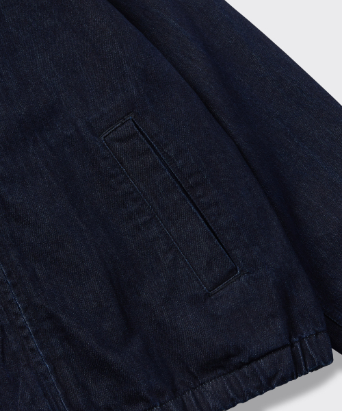 MUSINSA STANDARD（ムシンサスタンダード）の「デニムスイングトップブルゾンジャケット[ディープインディゴ]（デニムジャケット・メンズ・その他・MEDIUM/LARGE/X-LARGE/XX-LARGE）」の6枚目の写真