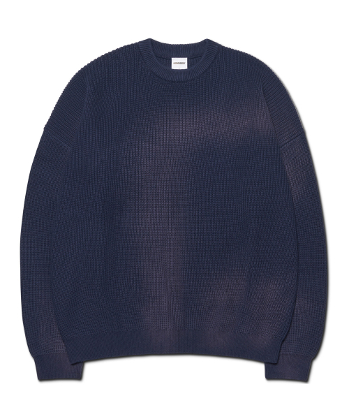 NOMANUAL(NOMANUAL)の「SPRAY DYEING KNIT - NAVY(ニット/セーター・レディース・その他・MEDIUM/LARGE/X-LARGE/SMALL)」の1枚目の写真