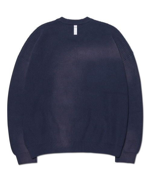 NOMANUAL(NOMANUAL)の「SPRAY DYEING KNIT - NAVY(ニット/セーター・レディース・その他・MEDIUM/LARGE/X-LARGE/SMALL)」の2枚目の写真