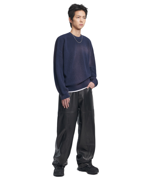 NOMANUAL(NOMANUAL)の「SPRAY DYEING KNIT - NAVY(ニット/セーター・レディース・その他・MEDIUM/LARGE/X-LARGE/SMALL)」の3枚目の写真
