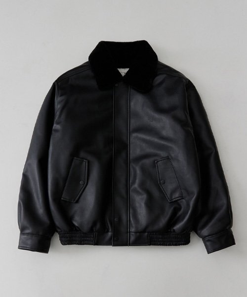 VTWO(ブイツー)の「620 VEGAN LEATHER MUSTANG_BLACK(ムートンコート・レディース・その他・MEDIUM/LARGE)」の1枚目の写真