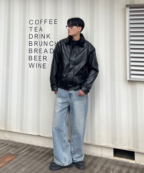 VTWO(ブイツー)の「620 VEGAN LEATHER MUSTANG_BLACK(ムートンコート・レディース・その他・MEDIUM/LARGE)」の10枚目の写真