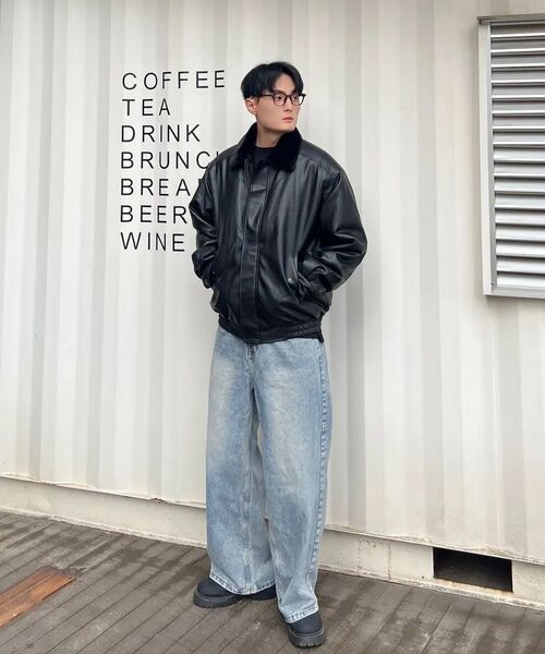 VTWO(ブイツー)の「620 VEGAN LEATHER MUSTANG_BLACK(ムートンコート・レディース・その他・MEDIUM/LARGE)」の11枚目の写真