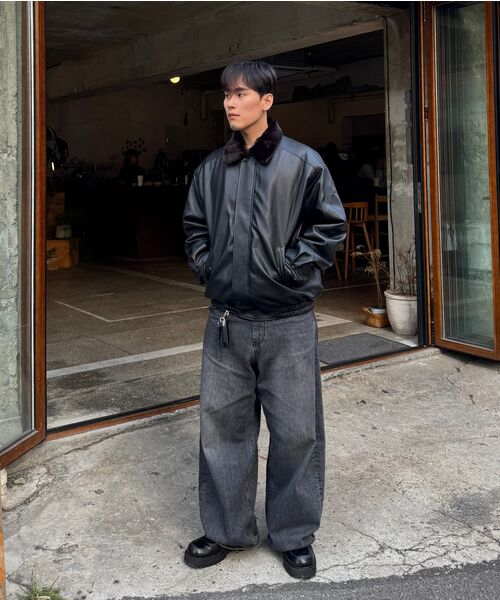 VTWO(ブイツー)の「620 VEGAN LEATHER MUSTANG_BLACK(ムートンコート・レディース・その他・MEDIUM/LARGE)」の14枚目の写真