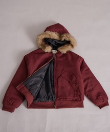 ジャケット/アウター（レッド/赤色系・フェイクファー）ファッション