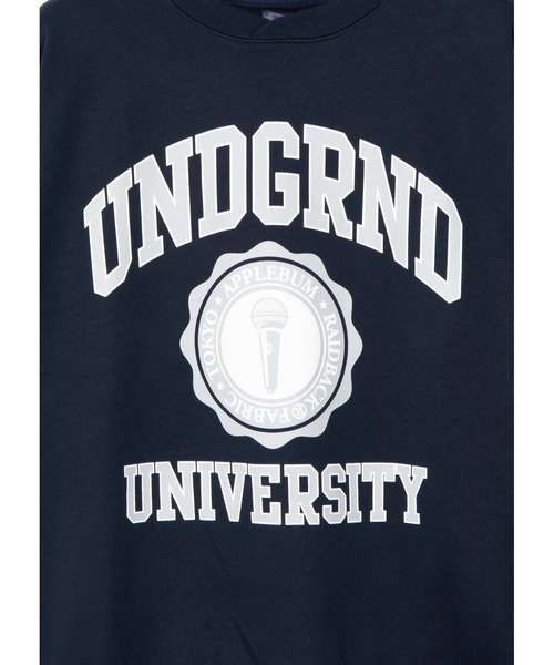 APPLEBUM（アップルバム）の「“UNDERGROUND UNIVERSITY” Crew Sweat（スウェット・メンズ・ブラック/アッシュ・X-LARGE/LARGE/MEDIUM/XX-LARGE）」の12枚目の写真