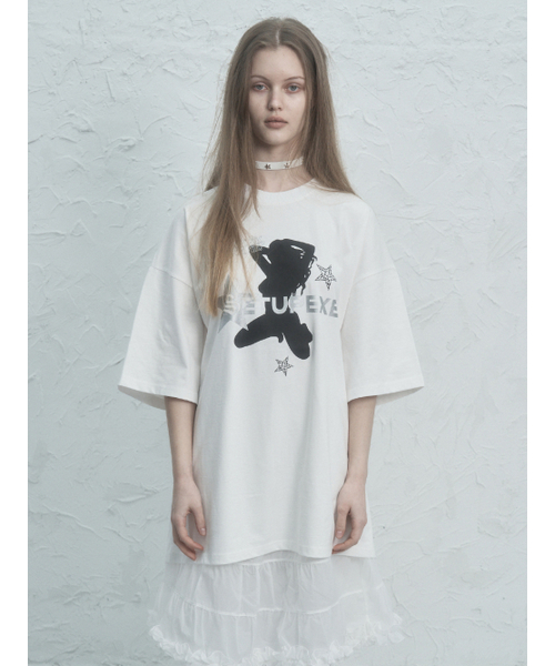 SETUP-EXE(セットアップイーエックスイー)の「KISS KILL BOX T-SHIRT/ WHITE(Tシャツ/カットソー・レディース・その他・SMALL/MEDIUM)」の1枚目の写真