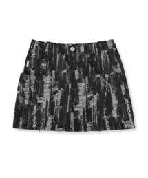 ESCAPEFROM（エスケープフロム）の「デミジデニムインシジョンスカート黒青（スカート）」