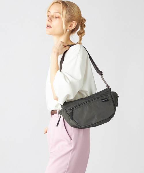 MONICA（モニカ）の「【MONICA】サイドジップミニショルダーバッグ（ショルダーバッグ・レディース・ダークグレー/ネイビー/カーキ/ブラック・FREE）」の12枚目の写真