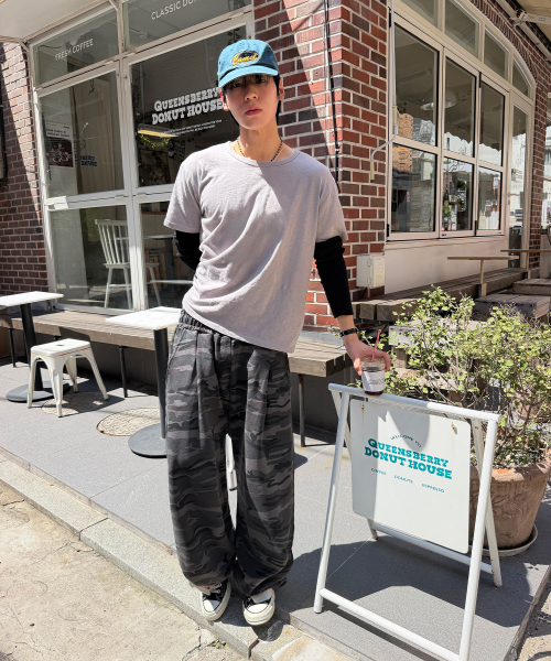 SCALLYWAG（スカリーワグ）の「カモフラージュトレーニングパンツ[グレー]（スウェットパンツ・レディース・その他・LARGE/MEDIUM）」の5枚目の写真