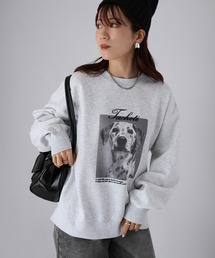 Riberry（リベリー）の「ダルメシアンプリント裏起毛スウェット（スウェット・レディース）」