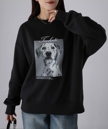 Riberry（リベリー）の「ダルメシアンプリント裏起毛スウェット（スウェット・レディース）」