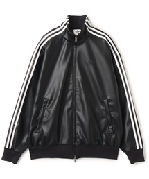adidas(�A�f�B�_�X)��adidas PLEATHER 3STRIPES TRACK TOP / �A�f�B�_�X �v���U�[ 3�X�g���C�v �g���b�N�g�b�v(���̑��A�E�^�[)