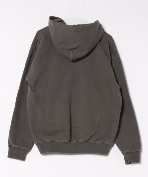 BIRDWELL（バードウェル）の「【BIRDWELL/バードウェル】WORDMARK LOCKUP PGM ZIP HOODIE-JP　日本別注　ピグメント加工　ブランドロゴ　ジップアップパーカー　フーディー（パーカー・メンズ・グレー・LARGE/MEDIUM/X-LARGE）」の2枚目の写真