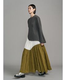 UN3D. | GATHER SKIRT DOCKING OP / ギャザースカートドッキングワンピース(ワンピース)