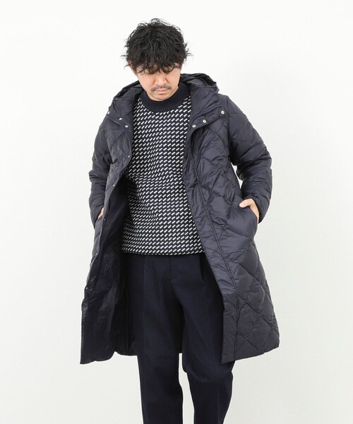 セール】【WEB限定】【TAION/タイオン】CITY PACKABLE HOOD LONG DOWN