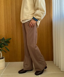 ポンチセミフレアパンツ