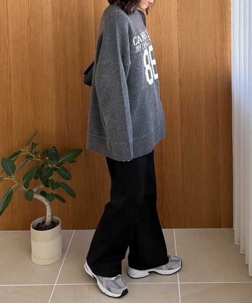 Doux archives(ドゥアルシーヴ)の「ポンチセミフレアパンツ(その他パンツ・レディース・モカ/ブラック・SMALL/MEDIUM)」の10枚目の写真