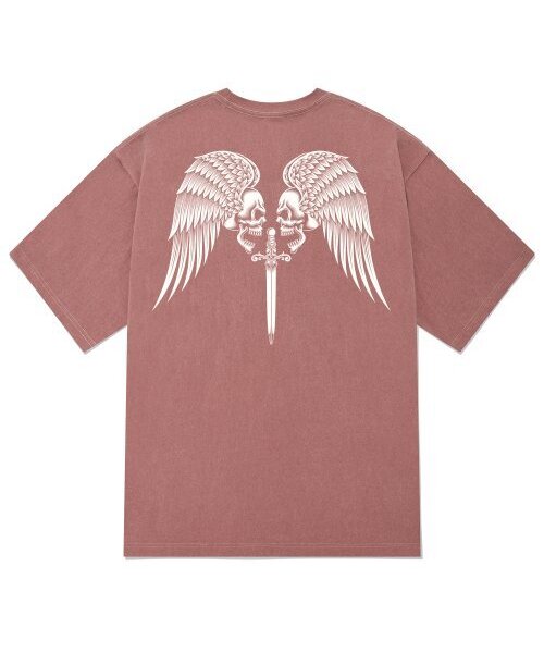 KAN6312(カン6312)の「KTPP0017 円卓の騎士 ピグメント 半袖Tシャツ - ピンク(Tシャツ/カットソー・メンズ・その他・MEDIUM/LARGE/X-LARGE)」の1枚目の写真