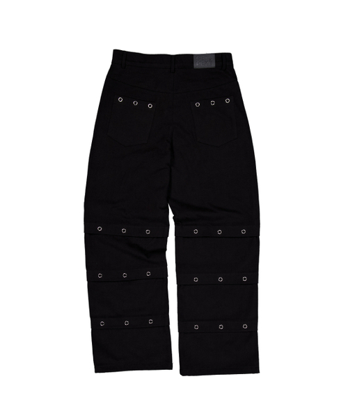 SETUP-EXE(セットアップイーエックスイー)の「PIN TUCK EYELET PANTS / BLACK(その他パンツ・レディース・その他・SMALL/MEDIUM)」の3枚目の写真
