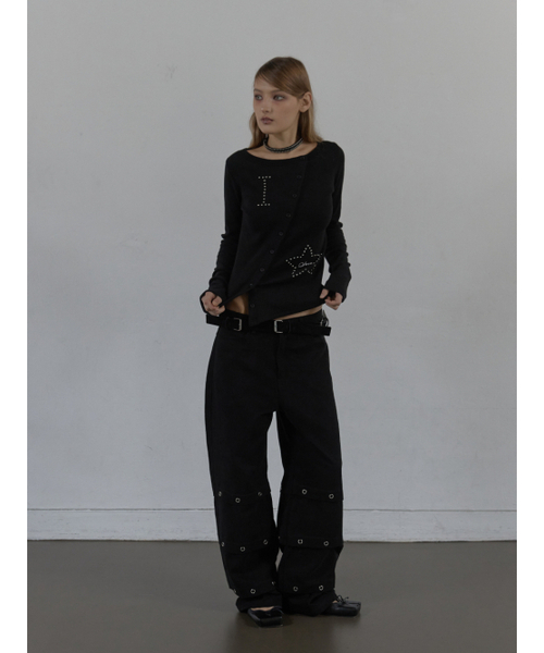 SETUP-EXE(セットアップイーエックスイー)の「PIN TUCK EYELET PANTS / BLACK(その他パンツ・レディース・その他・SMALL/MEDIUM)」の10枚目の写真