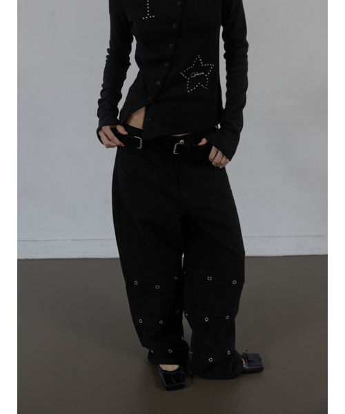 SETUP-EXE(セットアップイーエックスイー)の「PIN TUCK EYELET PANTS / BLACK(その他パンツ・レディース・その他・SMALL/MEDIUM)」の11枚目の写真