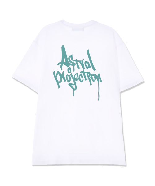 ASTRAL PROJECTION(アストラルプロジェクション)の「ペングラフィティレタリングロゴスーピマコットンラウンドネック半袖Tシャツ_ホワイト(Tシャツ/カットソー・メンズ・その他・LARGE/X-LARGE/XX-LARGE)」の1枚目の写真