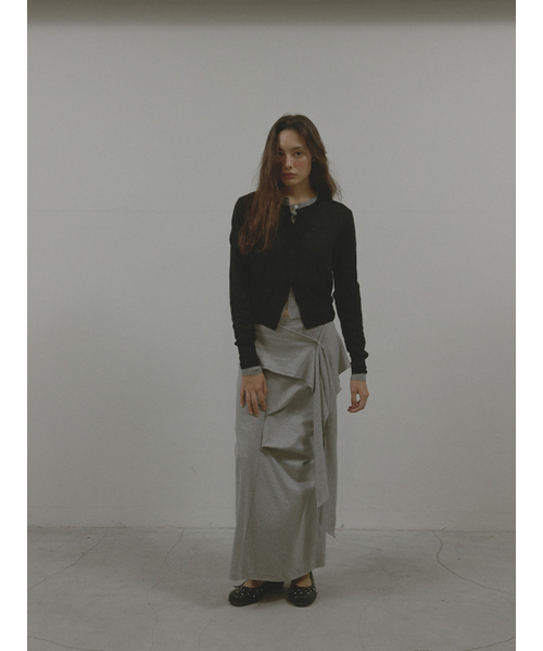 ASURA(アスラ)の「MOHAIR WOOL CARDIGAN (BLACK)(カーディガン/ボレロ・レディース・その他・OS)」の2枚目の写真