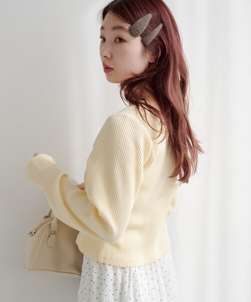 Kastane（カスタネ）の「【fiw.】ツイードピンSET（ヘアピン・レディース・グレー/ブラウン・FREE）」の5枚目の写真