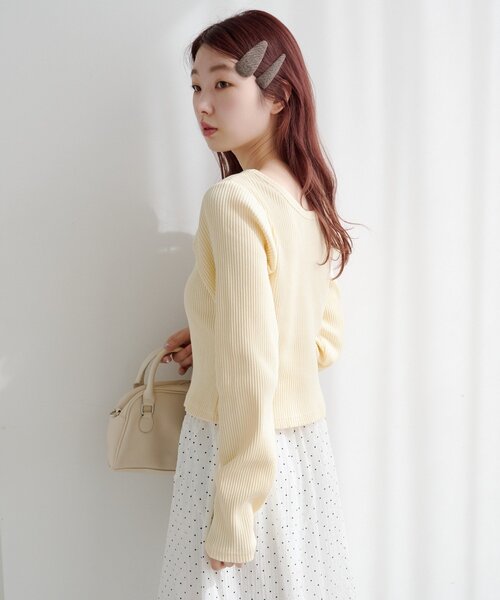 Kastane（カスタネ）の「【fiw.】ツイードピンSET（ヘアピン・レディース・グレー/ブラウン・FREE）」の6枚目の写真