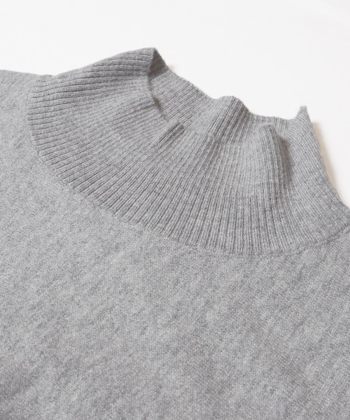 coca（coca）（コカ）の「ボトルネックニットチュニック（チュニック・レディース・グレー/ブラック・L/M/S）」の7枚目の写真