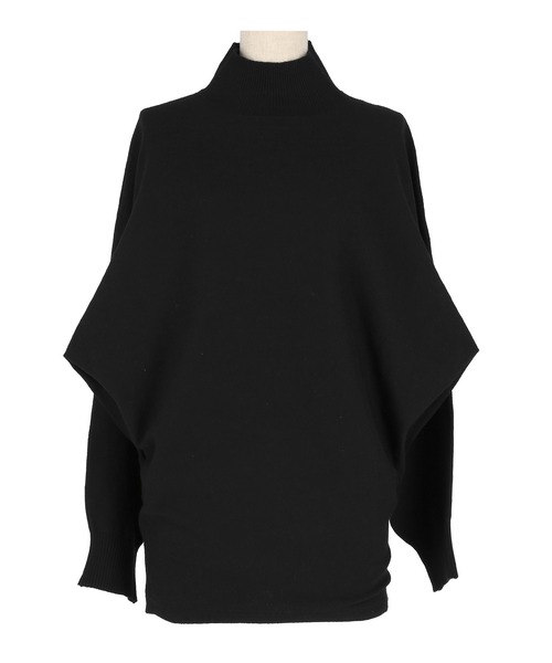 coca（coca）（コカ）の「ボトルネックニットチュニック（チュニック・レディース・グレー/ブラック・L/M/S）」の11枚目の写真