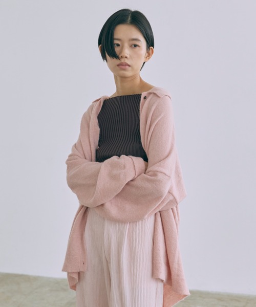 セール】Loose Polo Cardigan（カーディガン/ボレロ）｜EN NEUME