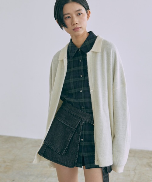 セール】Loose Polo Cardigan（カーディガン/ボレロ）｜EN NEUME