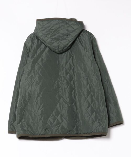 Rydia（リディア）の「中綿×ボアリバーシブルブルゾン（ブルゾン・レディース・ブラック/カーキ/ベージュ・M）」の6枚目の写真