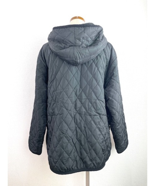 Rydia（リディア）の「中綿×ボアリバーシブルブルゾン（ブルゾン・レディース・ブラック/カーキ/ベージュ・M）」の11枚目の写真