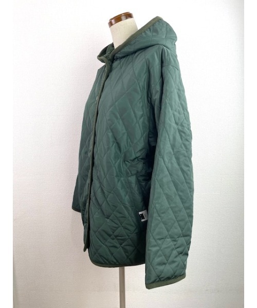 Rydia（リディア）の「中綿×ボアリバーシブルブルゾン（ブルゾン・レディース・ブラック/カーキ/ベージュ・M）」の17枚目の写真