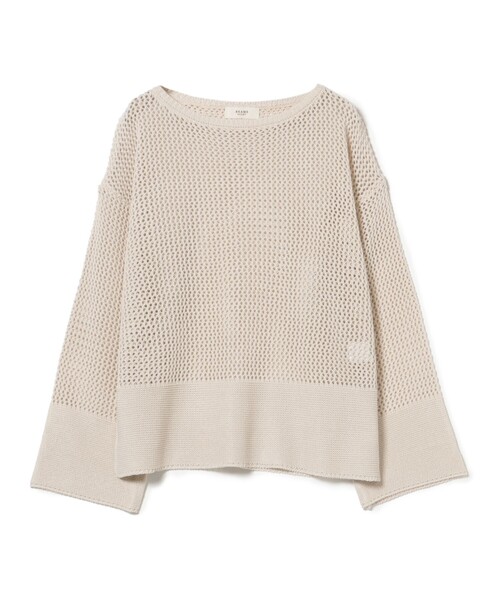 BEAMS HEART（ビームスハート）の「メッシュ オーバー ニット（ニット/セーター・レディース・ブラウン系その他4/ブラック/ホワイト系その他5・FREE）」の17枚目の写真